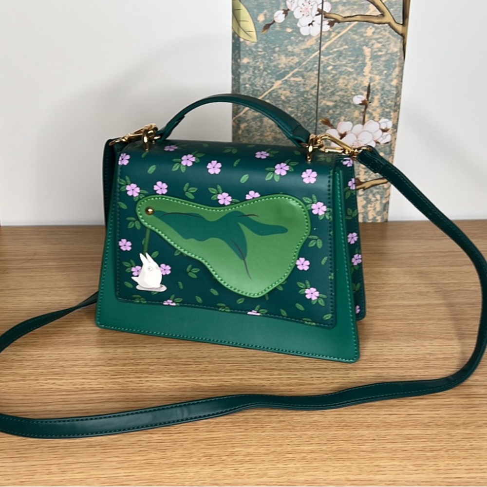 Boxlunch x My neighbor Totoro dark green crossbody bag